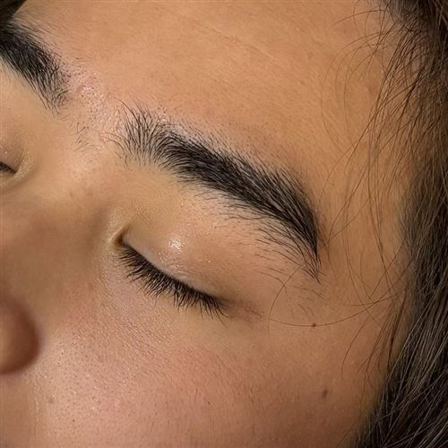 施術前の眉