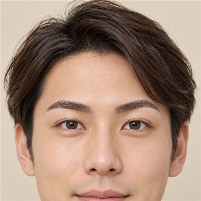 アーチ眉の例